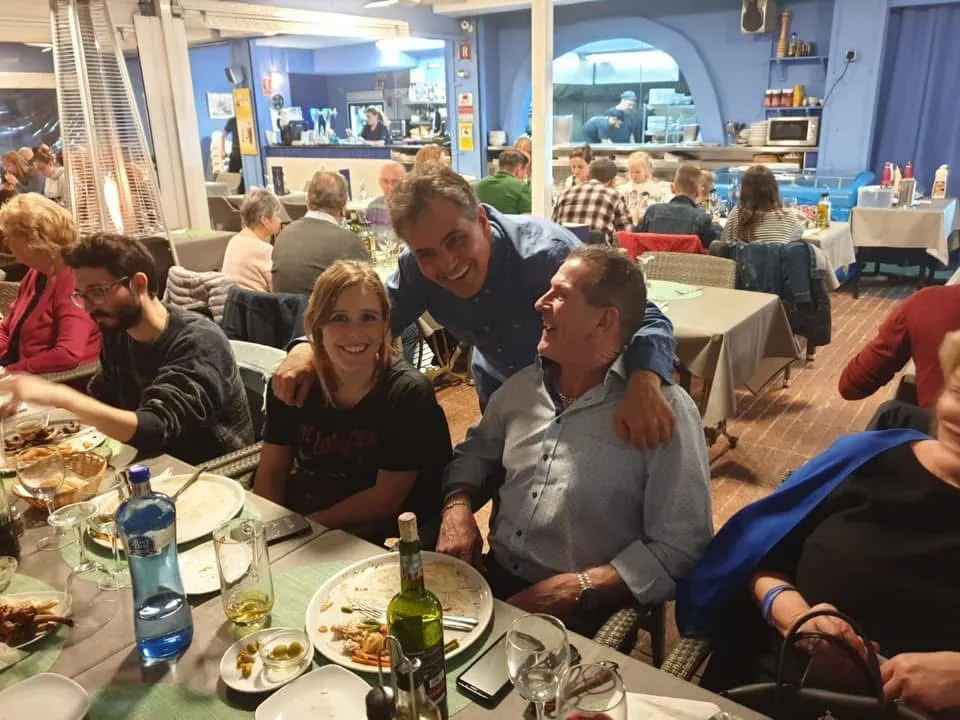Clientes y equipo de Rhein Marratxí en el comedor
